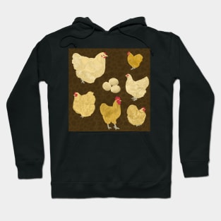 Buff Orpington Chicken Brown Hoodie